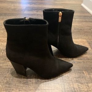 JustFab Black Booties